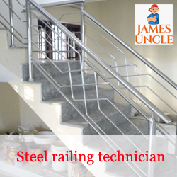 Steel railing technician, supplier Mr. Mahir Shek in Amtala